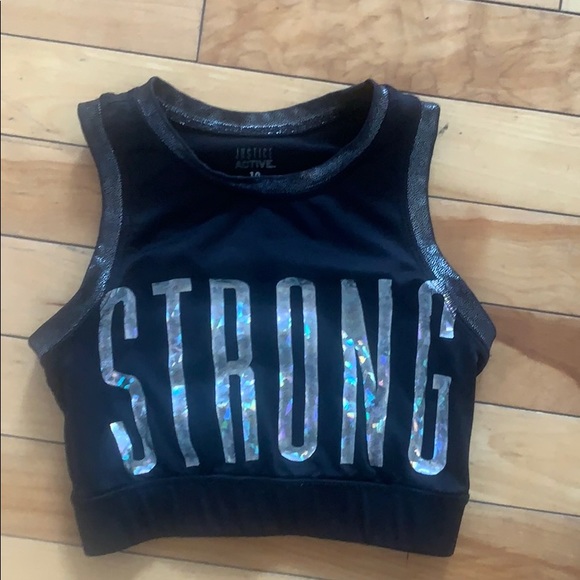 Justice active sports bra